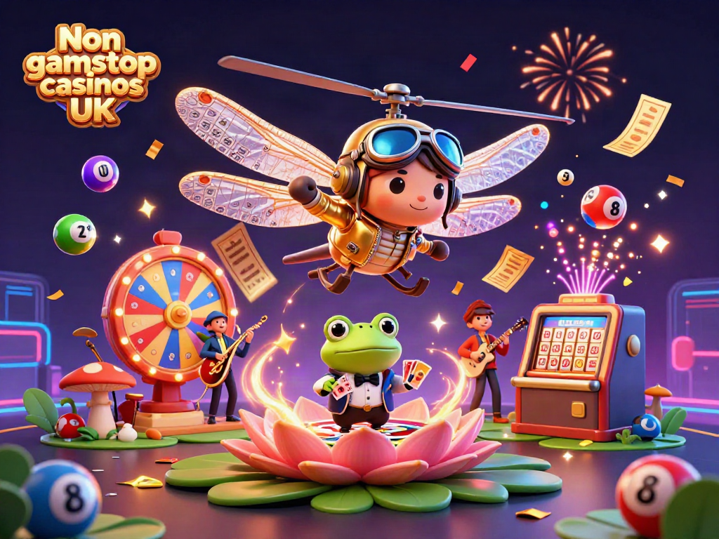 Engage in excitement at Non gamstop casinos UK with vibrant, animated gaming elements.