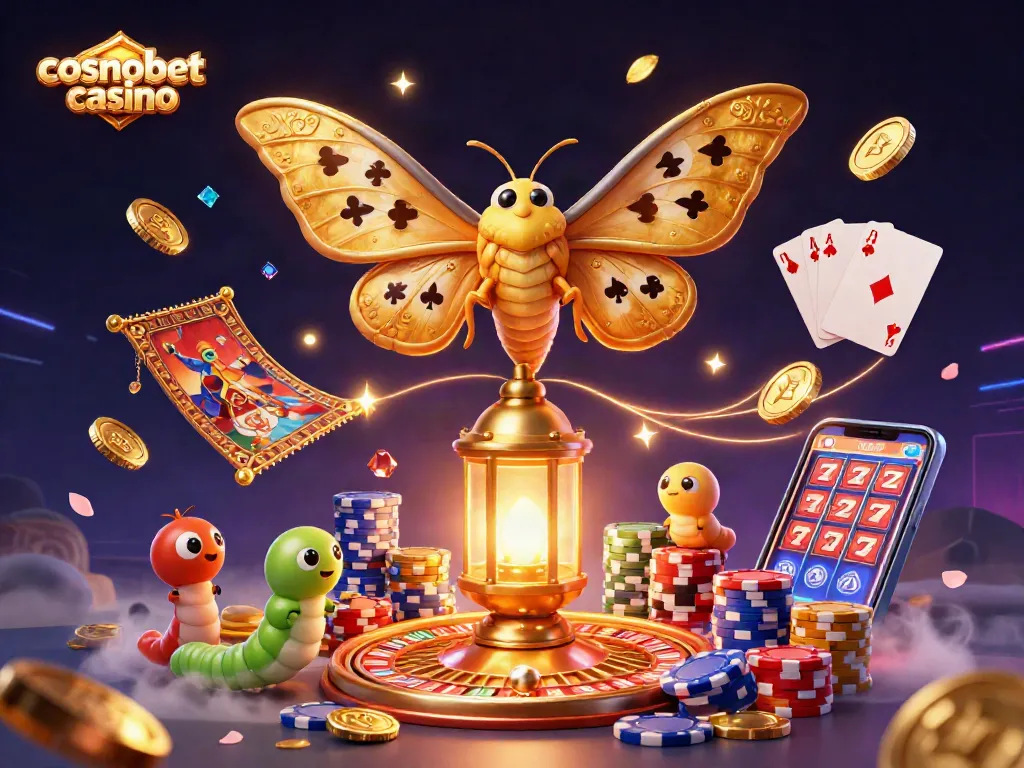 Experience the excitement of cosmobet casino with vibrant 3D elements showcasing dynamic gameplay.