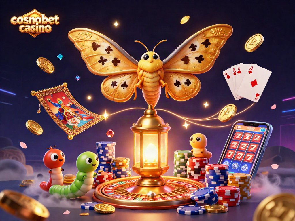 Experience the excitement of cosmobet casino with vibrant 3D elements showcasing dynamic gameplay.